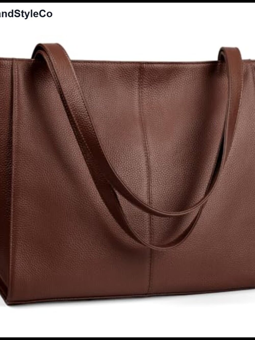 Genuine Leather Tote Bag for Women Work Travel Purse Handbag